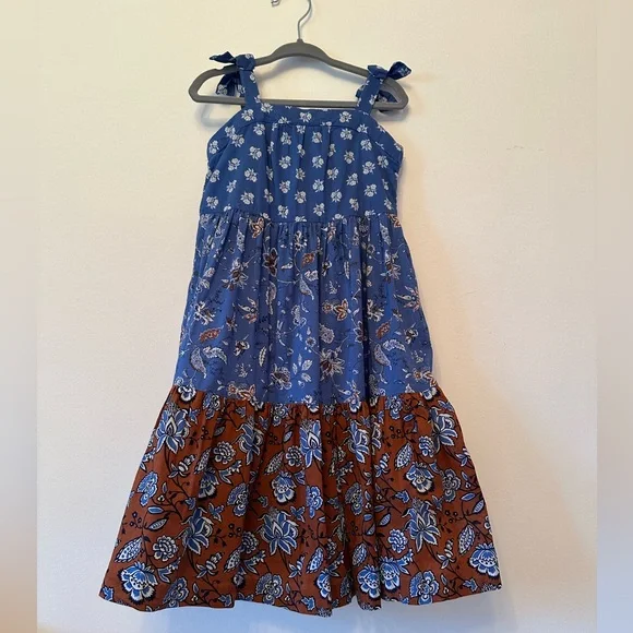 Janie and Jack 100% cotton tiered maxi dress - Picture 1 of 5